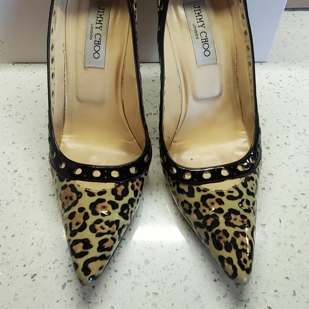 Jimmy Choo Erin. Leopard Print, Pointy Toe Heel. - image 3